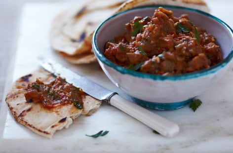 Image of "Zaalouk – aubergine and tomato purée"