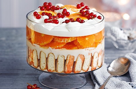 Image of "Aperol spritz trifle"