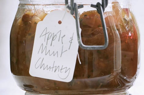 Image of "Apple and mint chutney"