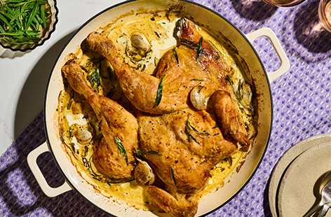 Image of "Julius’s tarragon roast chicken "