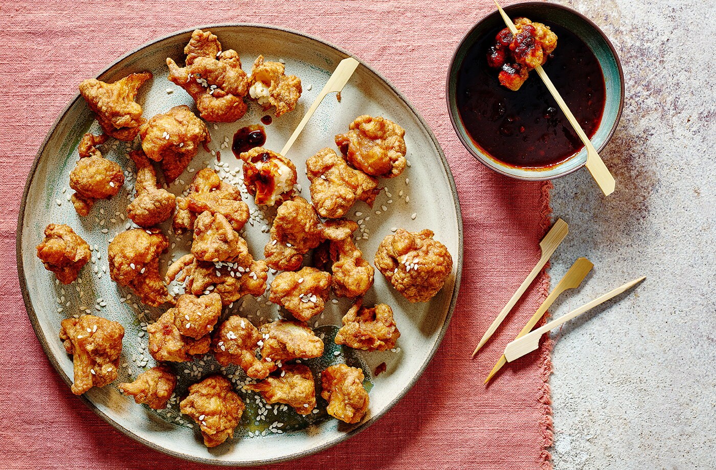 Smoky cauliflower popcorn