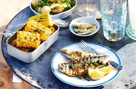 Image of "Mackerel with lemon dressing"
