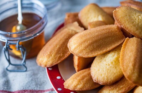 Image of "Dominic Chapman's honey-baked madeleines"