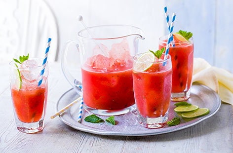 Image of "Watermelon and lime mocktail"