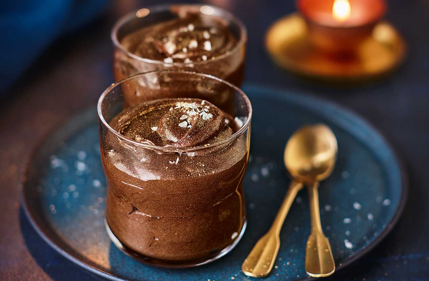 Chocolate and olive oil mousse