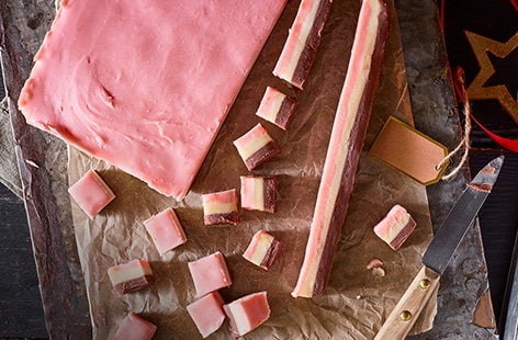Image of "Neapolitan fudge"
