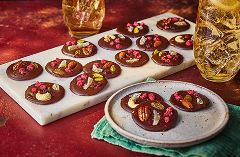 Image of "Spiced chocolate discs"