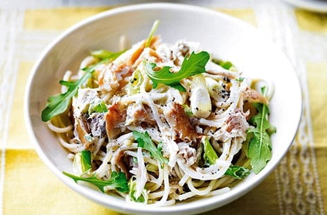 Image of "Mackerel and rocket pasta"