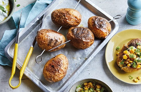Image of "BBQ baked potatoes"