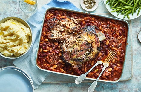 Image of "Slow-cooked shoulder of lamb"