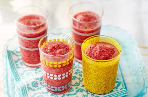 Image of "Raspberry-cherry slushies "