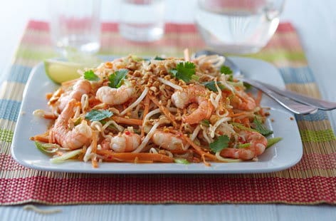 Image of "Prawn pad Thai salad"