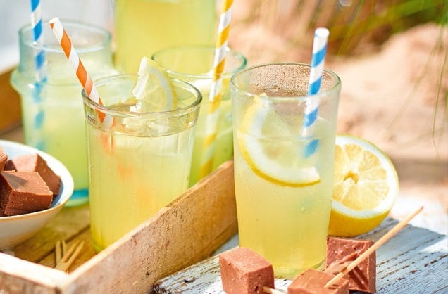 Orange and lemon barley water