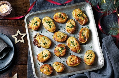 Image of "Mini rarebit potatoes"