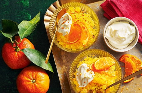 Image of "Clementine granita"