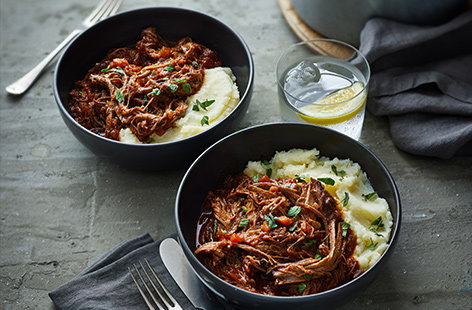 Image of "Beef brisket ragu with creamy mash"