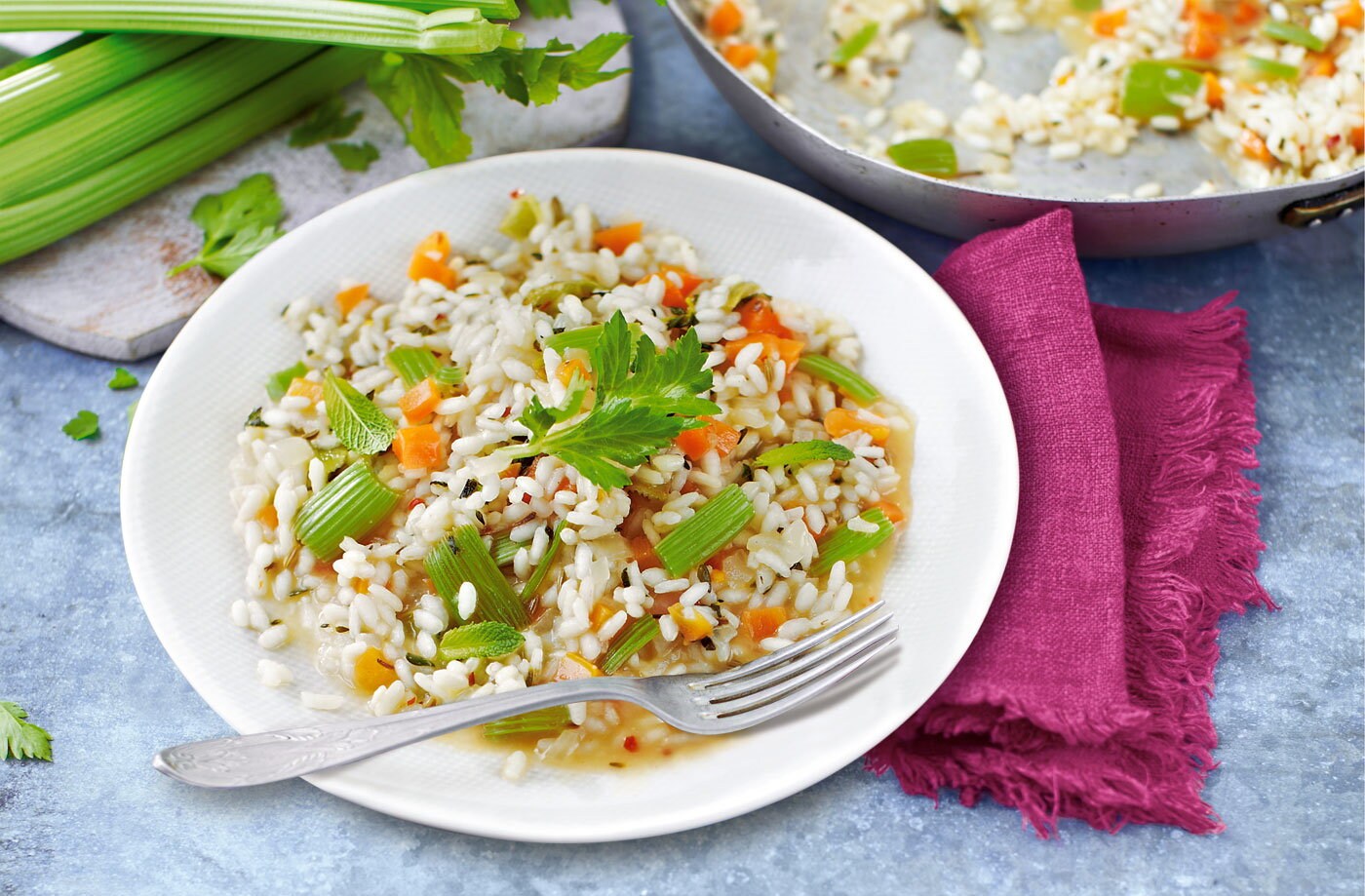 Celery risotto