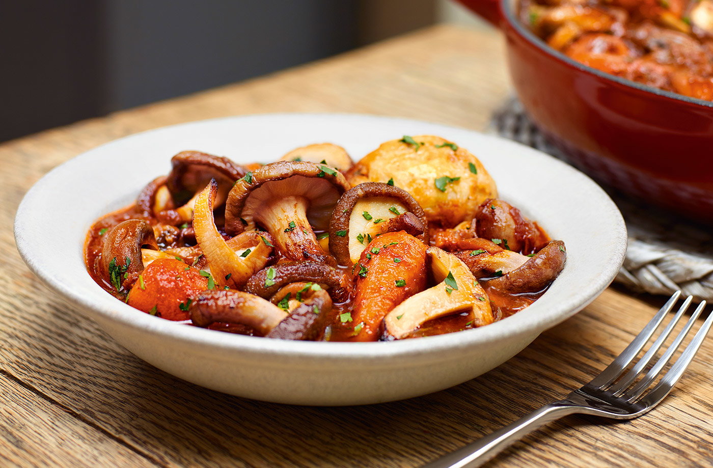 Cathy’s ‘it gets easier’ mushroom stew