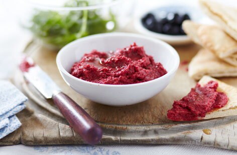 Image of "Kosher beetroot houmous"