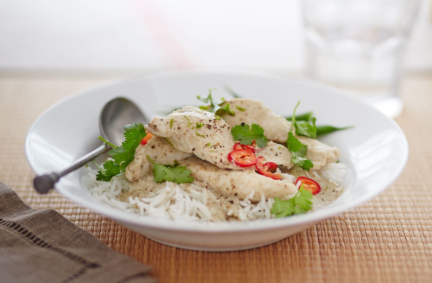 Quick Thai green curry