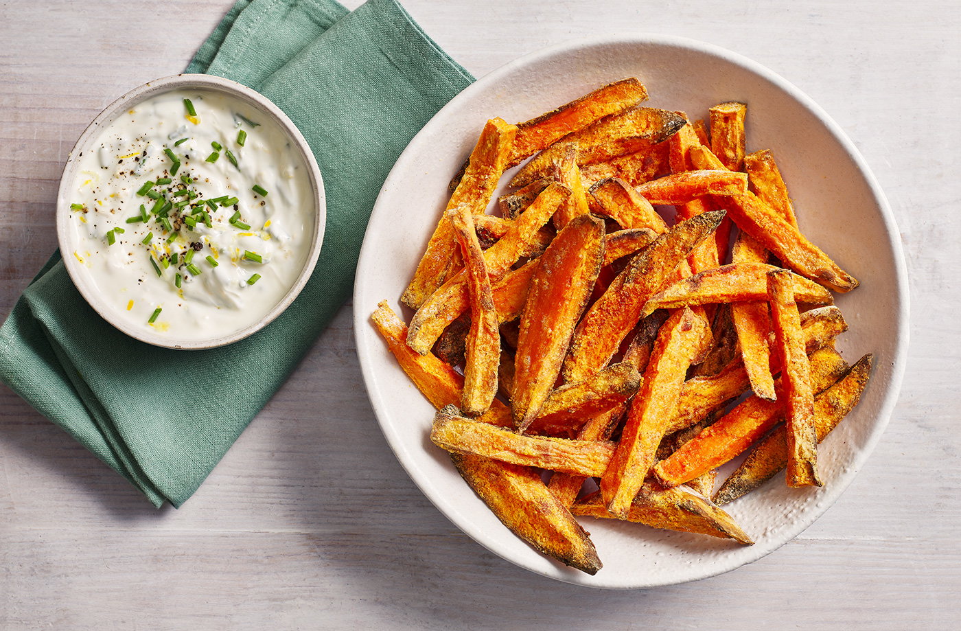 Air-fryer sweet potato fries