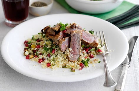 Image of "Harissa and yogurt marinated lamb "