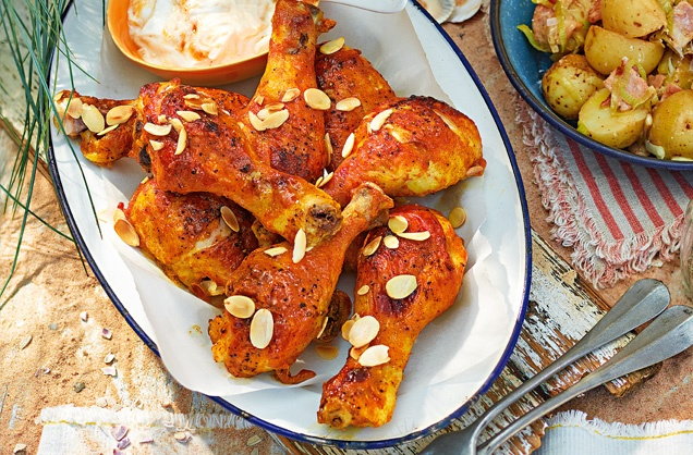 Curried drumsticks