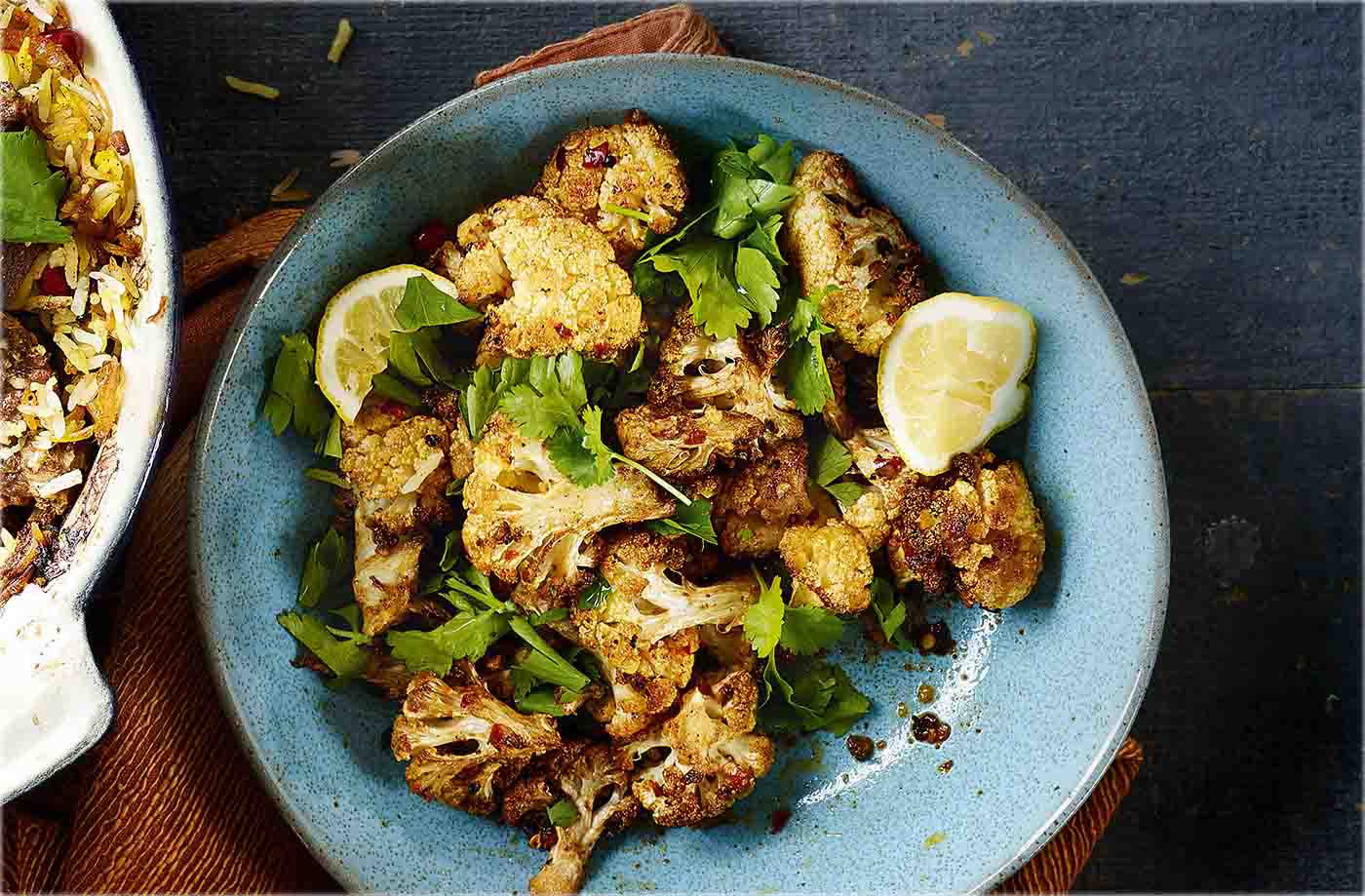 Spice-roasted cauliflower