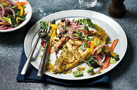Image of "Peanut-crusted basa fillets"