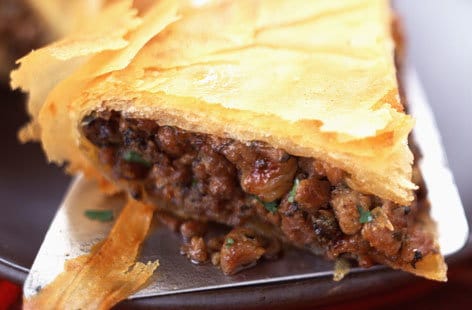 Image of "Flaky lamb pastilla"