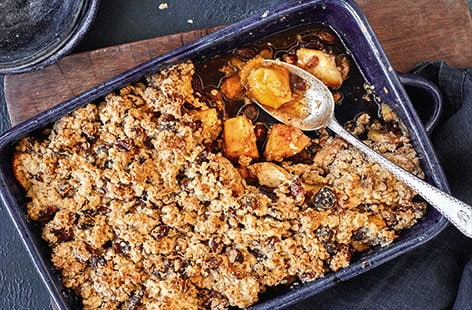 Image of "Free-from apple crumble"