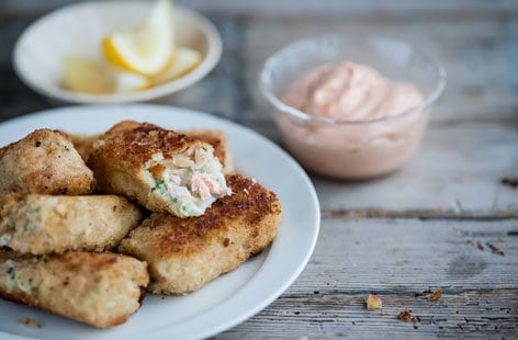 Image of "Adam Gray’s salmon and smoked haddock fishcakes"