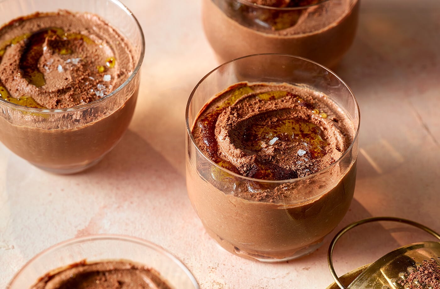 Cottage cheese chocolate mousse