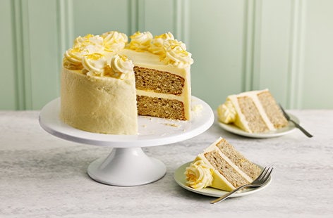 Image of "Earl Grey and lemon meringue cake"