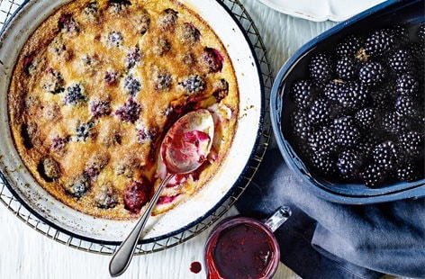 Image of "Blackberry clafoutis"