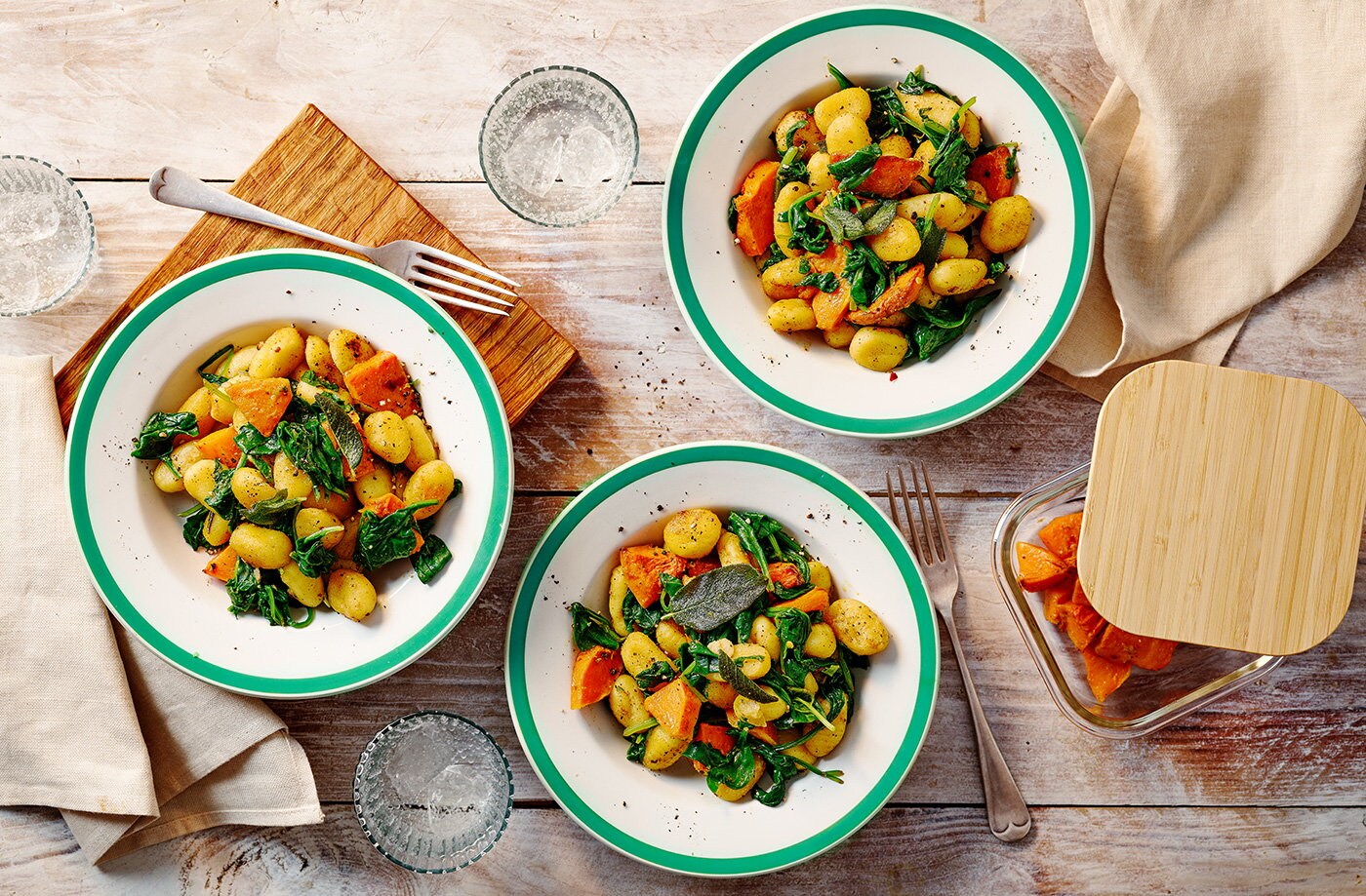 Butternut squash and sage crispy gnocchi