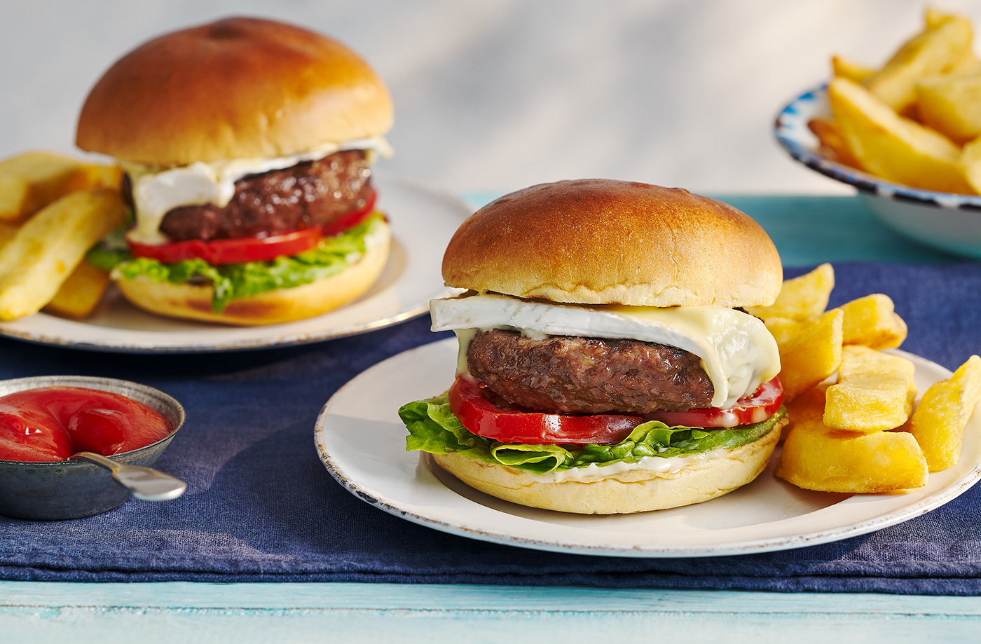 Brie-L-T burger