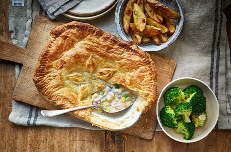 Image of "Tuna and sweetcorn pot pie"