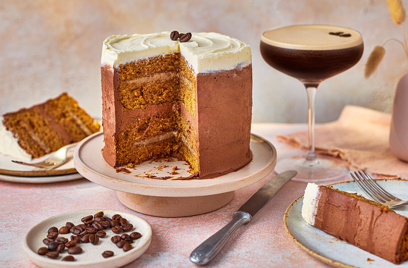 Espresso martini cake