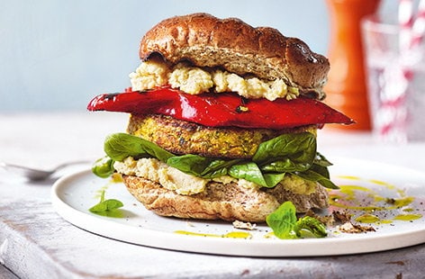 Image of "Spiced chickpea burgers"