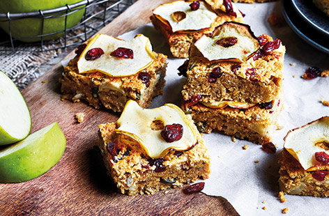Image of "Apple and honey flapjacks"