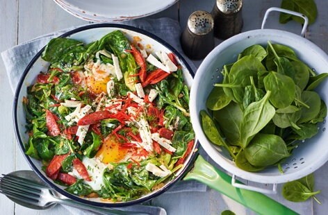 Image of "Spinach menemen"