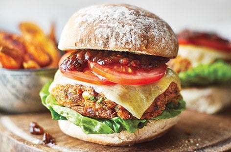 Image of "Baked bean burgers"