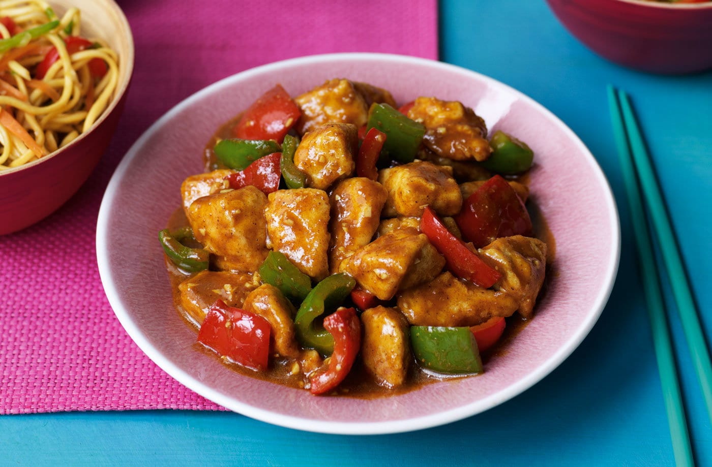 Ken Hom's curried chicken with peppers