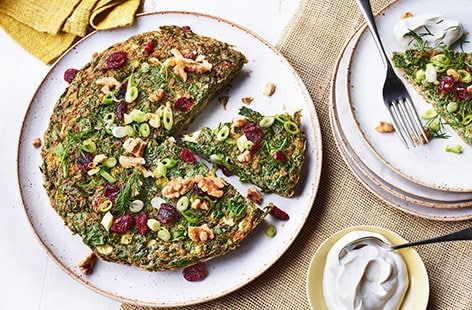 Image of "Persian herb omelette"