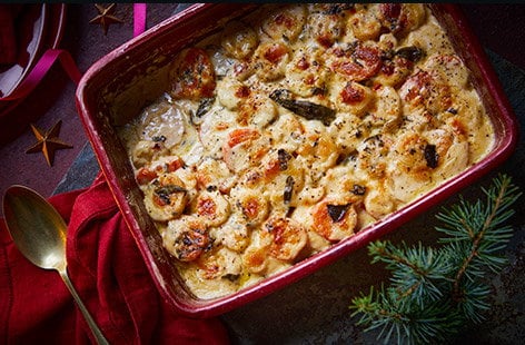 Image of "Carrot and parsnip dauphinoise"