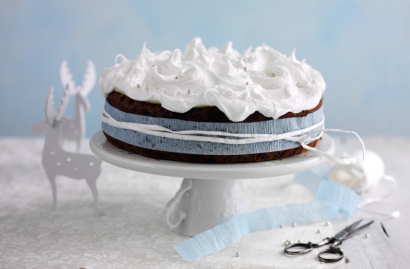 Gluten-free quick Christmas cake