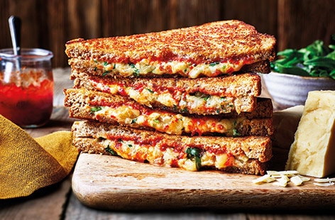 Image of "Pineapple, chilli and cheese toasties"