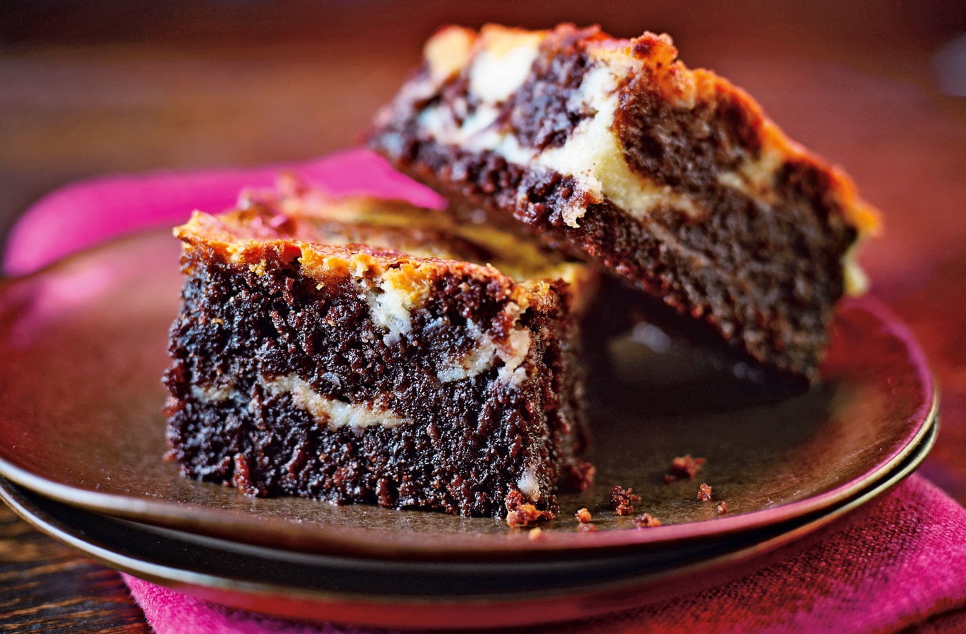 Marbled brownies