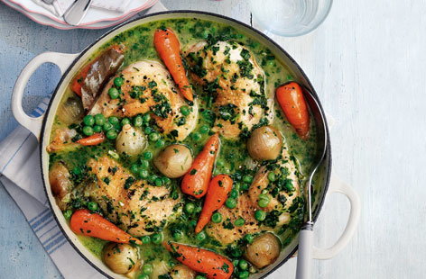 Image of "Chicken stew with salsa verde"